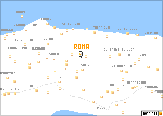 map of Roma
