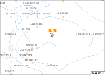 map of Roma
