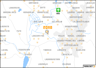 map of Roma