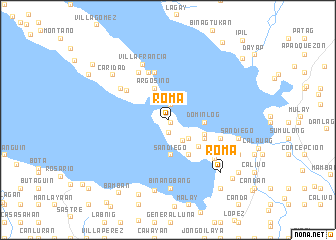 map of Roma