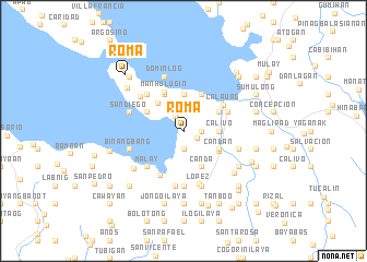 map of Roma