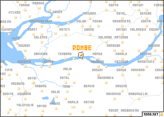 map of Rombe