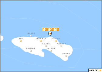 map of Romdara