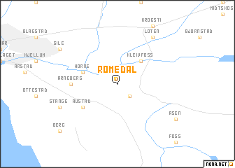 map of Romedal