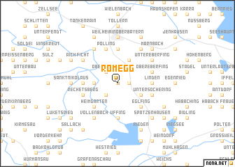 map of Romegg