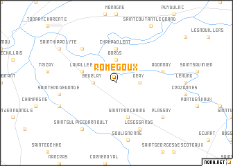 map of Romegoux