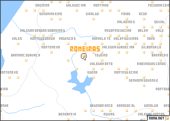 map of Romeiras
