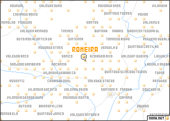 map of Romeira