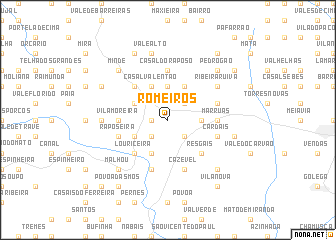 map of Romeiros