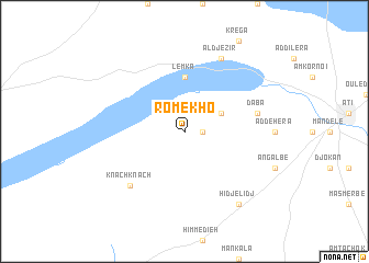 map of Romékho