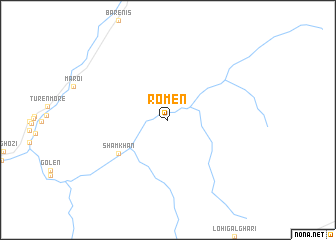 map of Romen