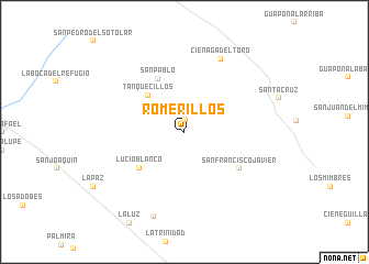 map of Romerillos