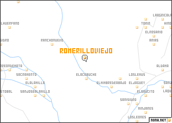 map of Romerillo Viejo