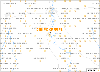 map of Römerkessel