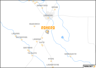 map of Romero