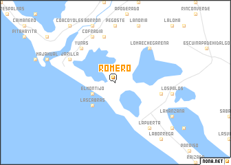 map of Romero