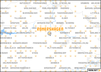 map of Römershagen