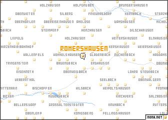 map of Römershausen