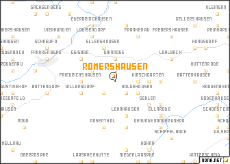 map of Römershausen