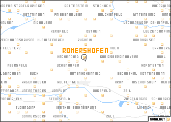 map of Römershofen