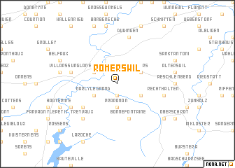 map of Römerswil