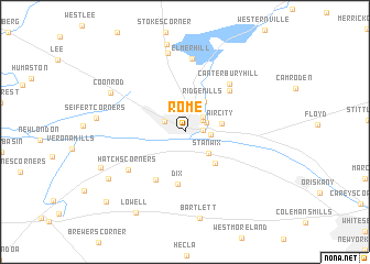 map of Rome