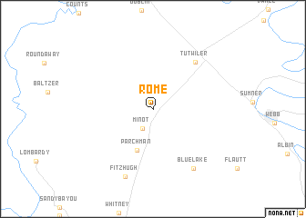 map of Rome