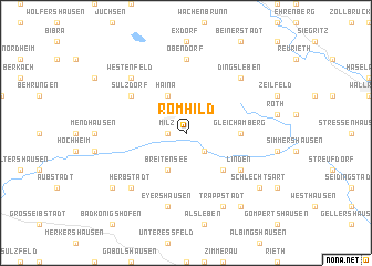 map of Römhild