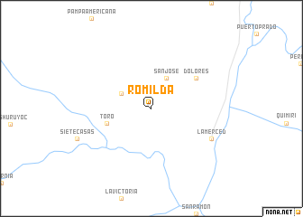 map of Romilda