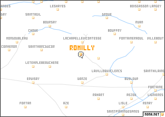 map of Romilly