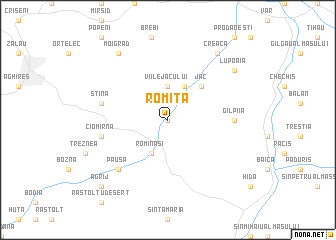 map of Romiţa