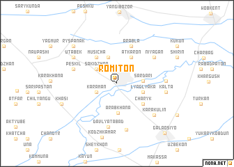 map of Romiton