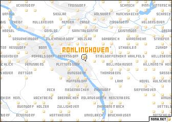 map of Römlinghoven