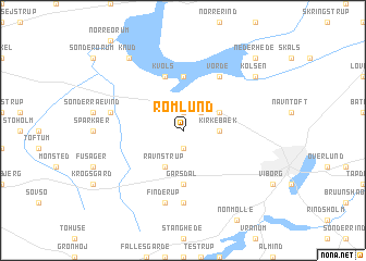 map of Romlund