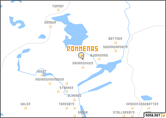 map of Rommenäs