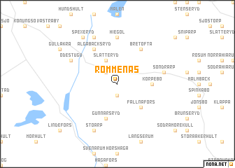 map of Rommenås