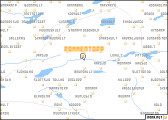 map of Rommentorp