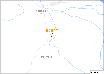 map of Romny