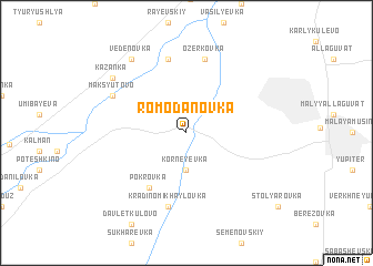 map of Romodanovka