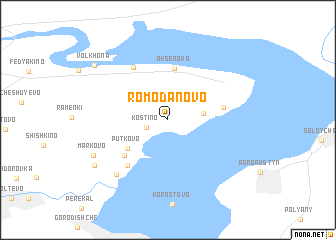 map of Romodanovo