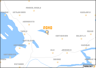 map of Romo