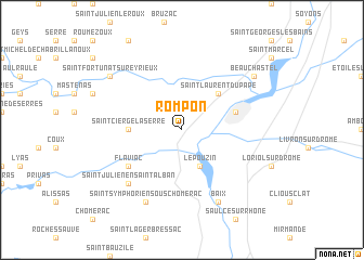 map of Rompon