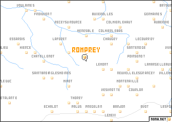 map of Romprey