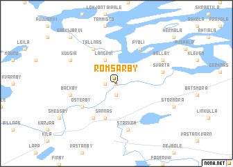 map of Romsarby