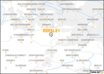 map of Romsley