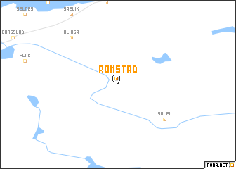 map of Romstad