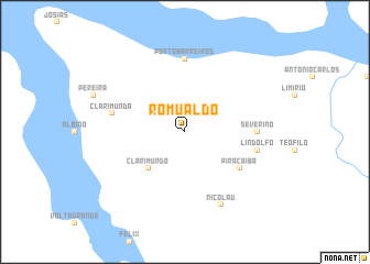 map of Romualdo