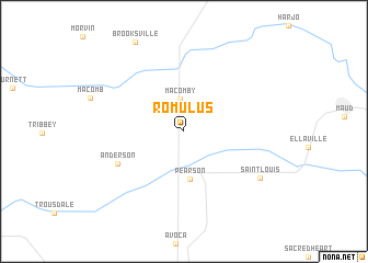 map of Romulus