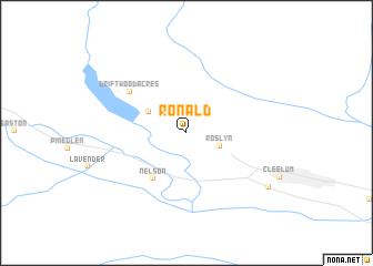 map of Ronald