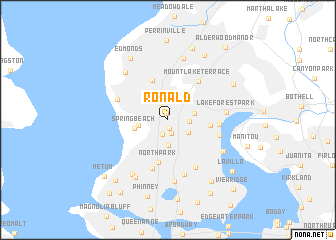 map of Ronald